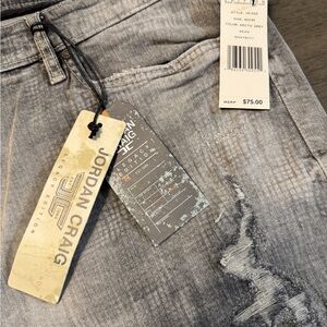 Jordan Craig Arctic Grey Distressed Jeans